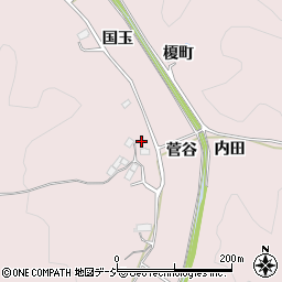 福島県いわき市平上山口菅谷2周辺の地図