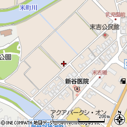 石川県羽咋郡志賀町末吉畷周辺の地図