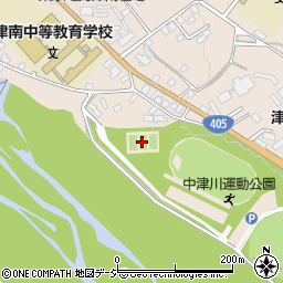 中津川運動公園テニスコート周辺の地図
