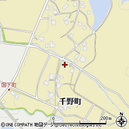 石川県七尾市千野町丁3周辺の地図