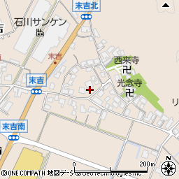 石川県羽咋郡志賀町末吉イ周辺の地図