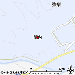 福島県棚倉町（東白川郡）強梨（蟹内）周辺の地図