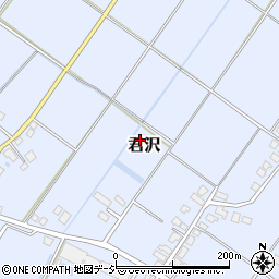 新潟県南魚沼市君沢周辺の地図