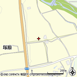 福島県東白川郡棚倉町塚原周辺の地図