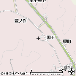 福島県いわき市平上山口（国玉）周辺の地図