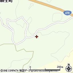 石川県七尾市麻生町臼杵ケ谷入周辺の地図
