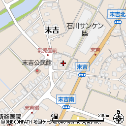 石川県羽咋郡志賀町末吉レ周辺の地図