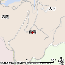 福島県いわき市常磐松久須根町南滝周辺の地図