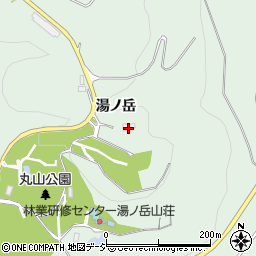福島県いわき市常磐藤原町湯ノ岳周辺の地図