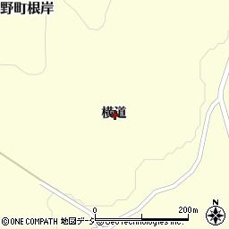 福島県いわき市遠野町根岸横道周辺の地図