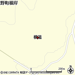 福島県いわき市遠野町根岸（横道）周辺の地図