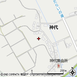 石川県羽咋郡志賀町神代ヤ周辺の地図