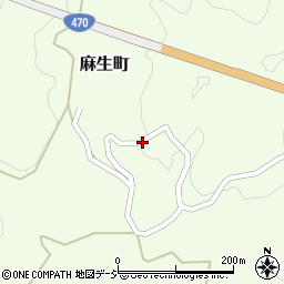 石川県七尾市麻生町チ周辺の地図