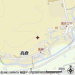 福島県いわき市常磐湯本町（高倉）周辺の地図