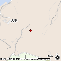 福島県いわき市常磐松久須根町平八作周辺の地図