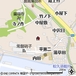 福島県いわき市常磐上矢田町台周辺の地図