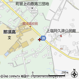 栃木県那須郡那須町寺子乙4387周辺の地図