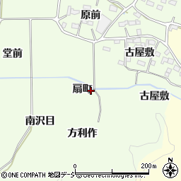 福島県いわき市平神谷作扇町周辺の地図