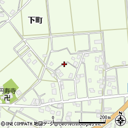 石川県七尾市下町子周辺の地図