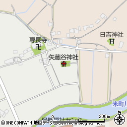 矢蔵谷神社周辺の地図
