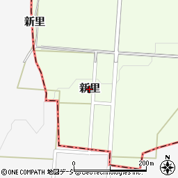 新潟県十日町市新里周辺の地図