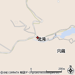福島県いわき市常磐松久須根町北滝周辺の地図
