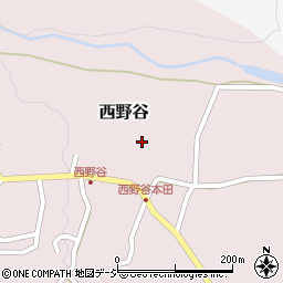 新潟県妙高市西野谷周辺の地図