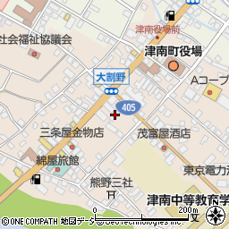 津南地域衛生施設組合し尿処理場周辺の地図