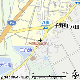 石川県七尾市八幡町イ周辺の地図