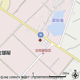 石川県志賀町（羽咋郡）安部屋（丙）周辺の地図