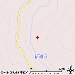 新道沢周辺の地図