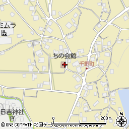 ちの会館周辺の地図