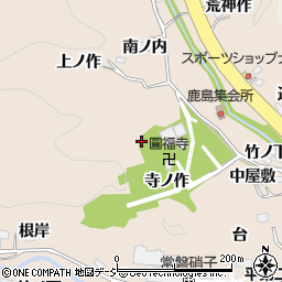 福島県いわき市常磐上矢田町堂ノ作周辺の地図