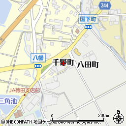 石川県七尾市千野町貞周辺の地図