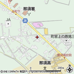 栃木県那須郡那須町寺子乙4401周辺の地図