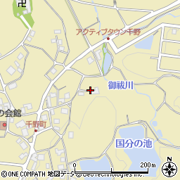 石川県七尾市千野町メ周辺の地図