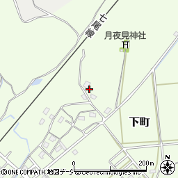 石川県七尾市下町庚周辺の地図