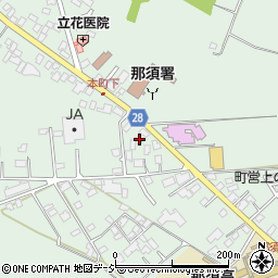 栃木県那須郡那須町寺子乙3933周辺の地図