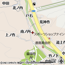 福島県いわき市常磐上矢田町堰ノ上周辺の地図