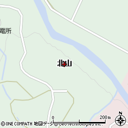 新潟県糸魚川市北山周辺の地図
