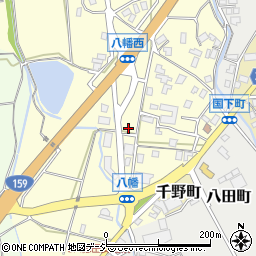 石川県七尾市八幡町（ろ）周辺の地図