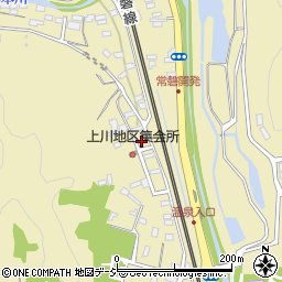 福島県いわき市常磐湯本町上川1-14周辺の地図