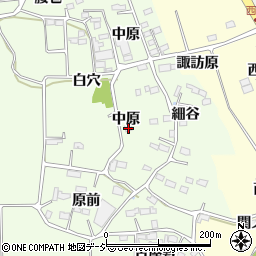 福島県いわき市平神谷作中原周辺の地図