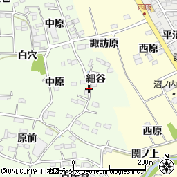 福島県いわき市平神谷作細谷周辺の地図