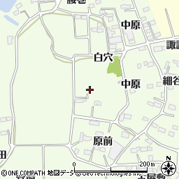 福島県いわき市平神谷作白穴周辺の地図
