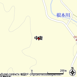 福島県いわき市遠野町根岸中妻周辺の地図