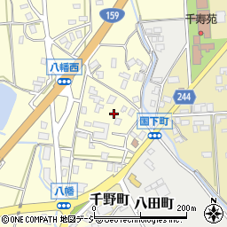 石川県七尾市八幡町（ニ）周辺の地図
