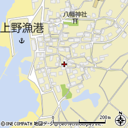石川県羽咋郡志賀町上野ハ47周辺の地図