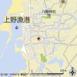 石川県羽咋郡志賀町上野ハ19周辺の地図
