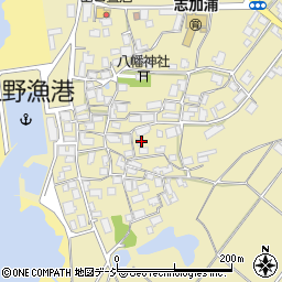 石川県羽咋郡志賀町上野ハ55周辺の地図